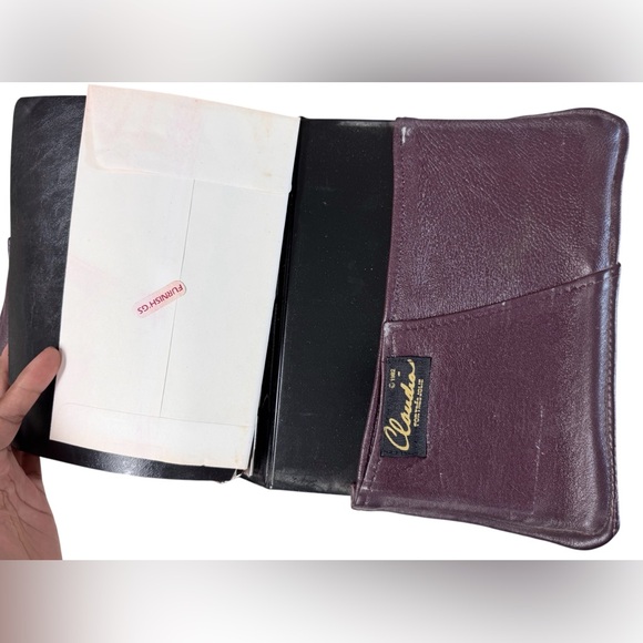 VTG RARE 1982 Claudia Tres Jolie Planner Agenda Book Kilim Carpet w/Leather - Picture 13 of 16